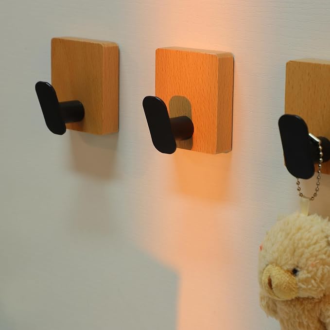 DELITON Towel Hooks Wall Mounted - Image 5