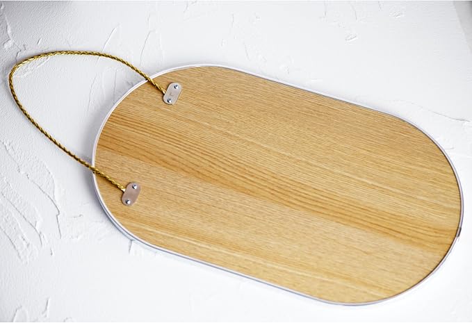 Oval Mirror with Lanyard, High Definition Bathroom Mirror - Image 8