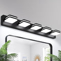 360° Rotate LED Bathroom Vanity Light Fixtures, 2100LM Acrylic Matte Black by Torondo