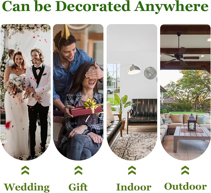 8 Pack Artificial Hanging Plants Fake Greenery Plants Fake lvy Vine - Image 8
