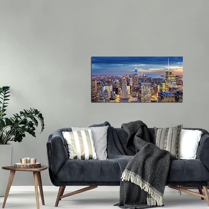 New York City Wall Art NYC Skyline Pictures Wall Decor - Image 3