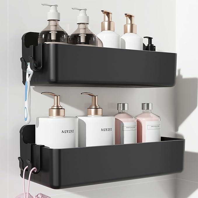 Nieifi Adhesive Wall Shelf, Shower Shelves, Shower Organizer by Nieifi