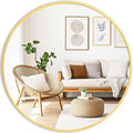 Fabuday Round Gold Mirror for Wall by Fabuday