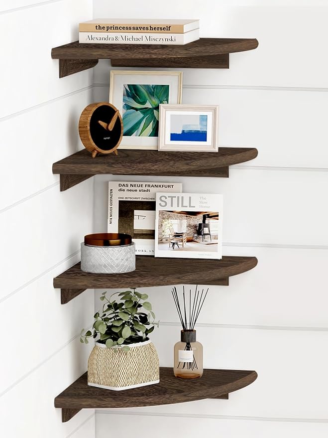 Forbena Floating Corner Shelves by Forbena