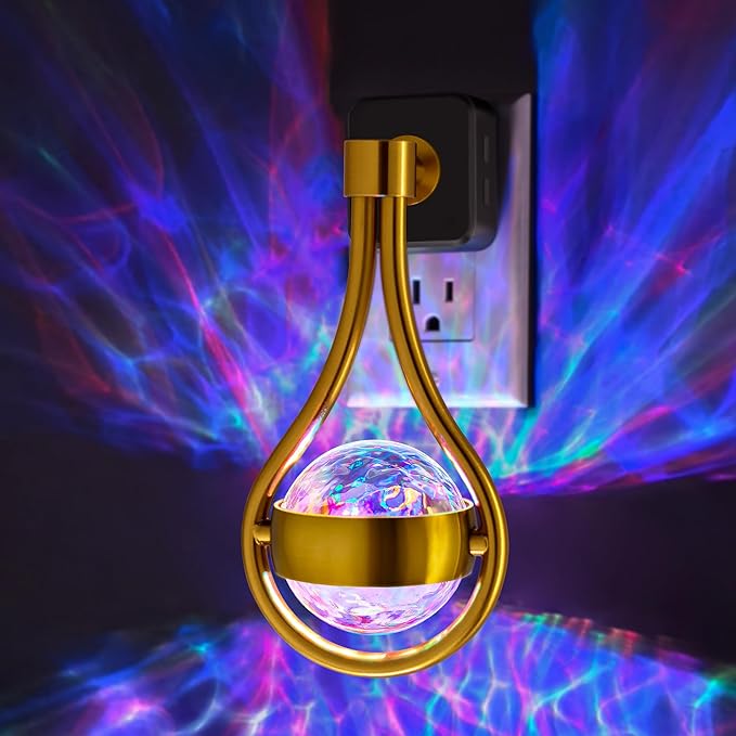 Briignite RGB Night Lights Plug into Wall, Color Changing Nightlight by WelcometoBriigniteenjoyyourtimehere