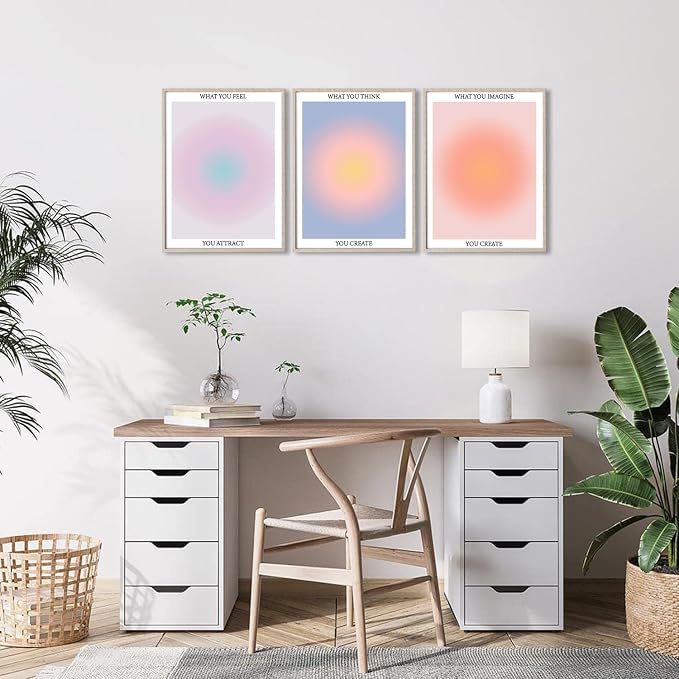 NCYEL 3 Colorful Abstract Posters Room Aesthetic Reiki Gradient Spiritual - Image 5