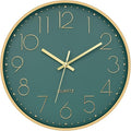 Foxtop Modern Wall Clock 12 Inch Silent Non Ticking Battery Operated Round by Foxtop