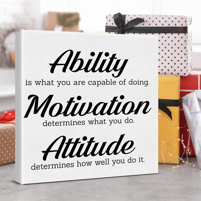 Inspirational Office Wall Decor, Motivational Plaques - Image 7