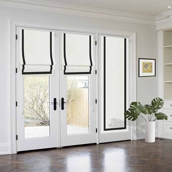 DEJAVU Roman Shades With Ribbon Border - Image 3