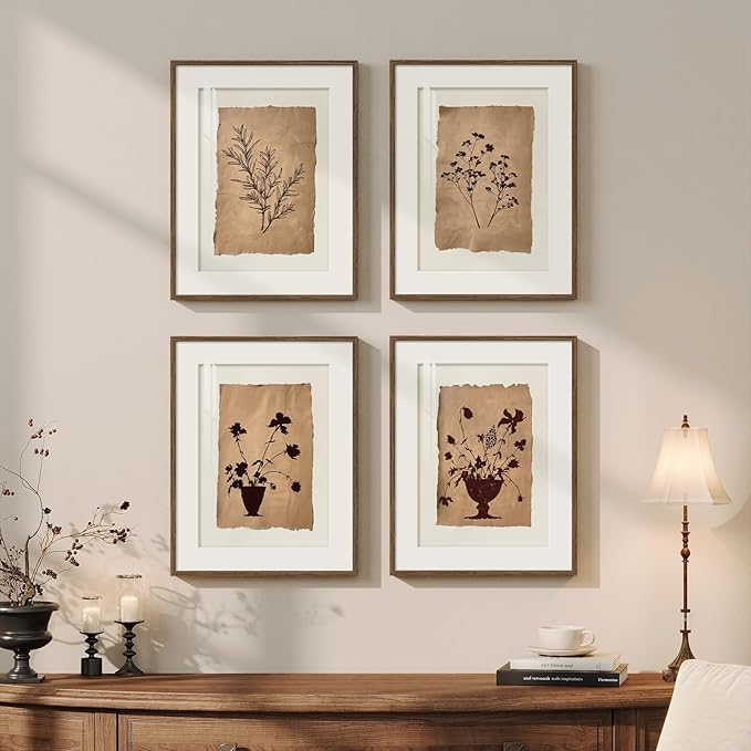 Framed Vintage Botanical Wall Art by Cuspin