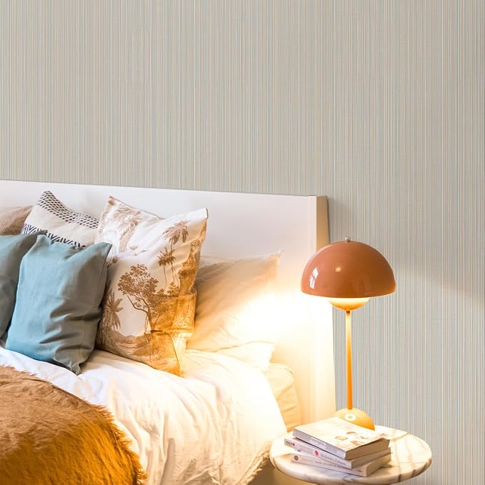 Naphite Grasscloth Peel and Stick Wallpaper Modern Textured Self-Adhesive - Image 4