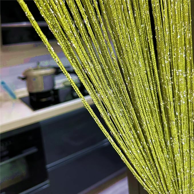 ave split Decorative Door String Curtain Wall Panel Fringe Window Room Divider - Image 8