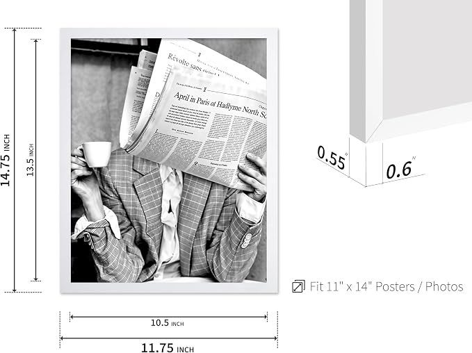 Poster Master Woman Reading Newspaper - Image 3
