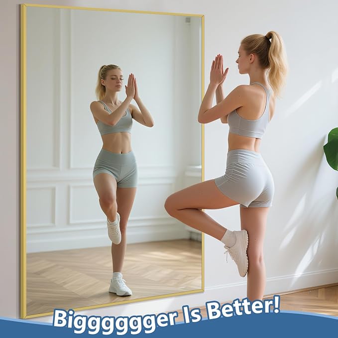 Oversized Standing Mirror Full Length, Hanging or Wall Mounted, Full Body Mirror - Image 6