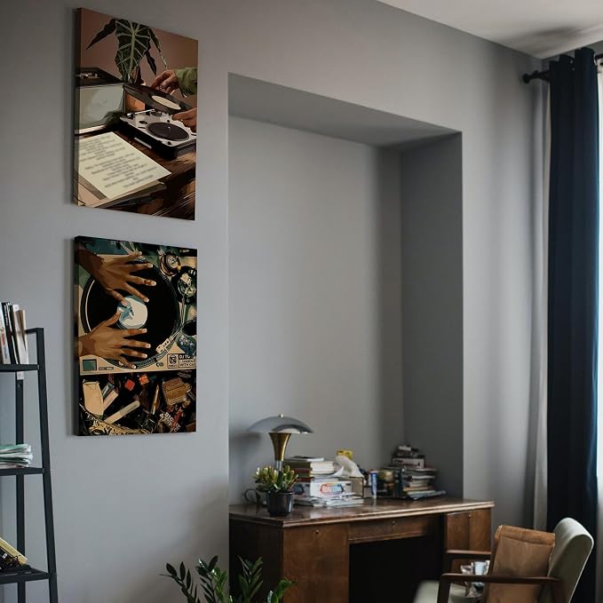 YFvrPt Black Girl Wall Art Decor Modern Black Woman Painting Prints - Image 7