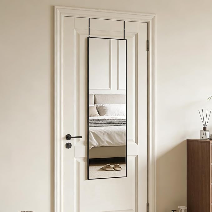 Ruomeng 48x14 Inch Full Length Door Hanging Mirror, Rectangle Full Body Mirror by Ruomeng