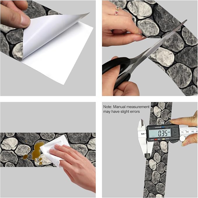 HOMETITUTE Wallpaper Border Peel and Stick Decorative Wall Trim Self Adhesive - Image 6
