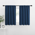 NICETOWN RV Blackout Curtains for Camper Windows, Moroccan Blue, Short Blackout by NICETOWN