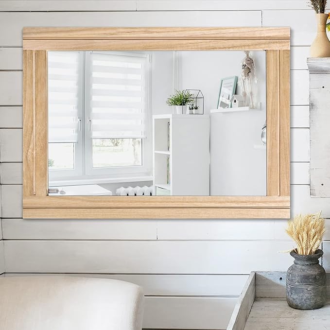 AAZZKANG Rustic Mirrors for Wall - Image 5