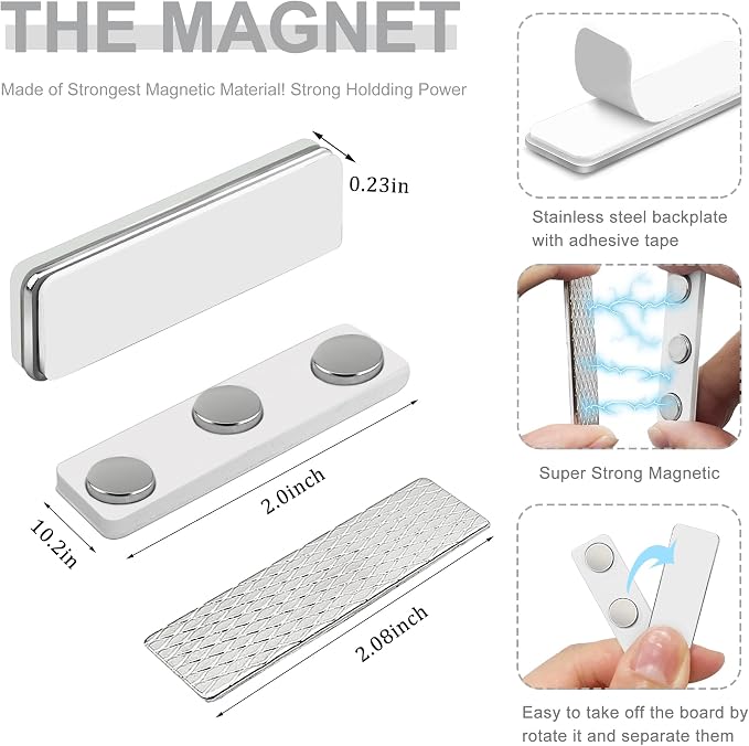 Blackout Blind Accessory, 12Pair Magnetic Closure - Image 4