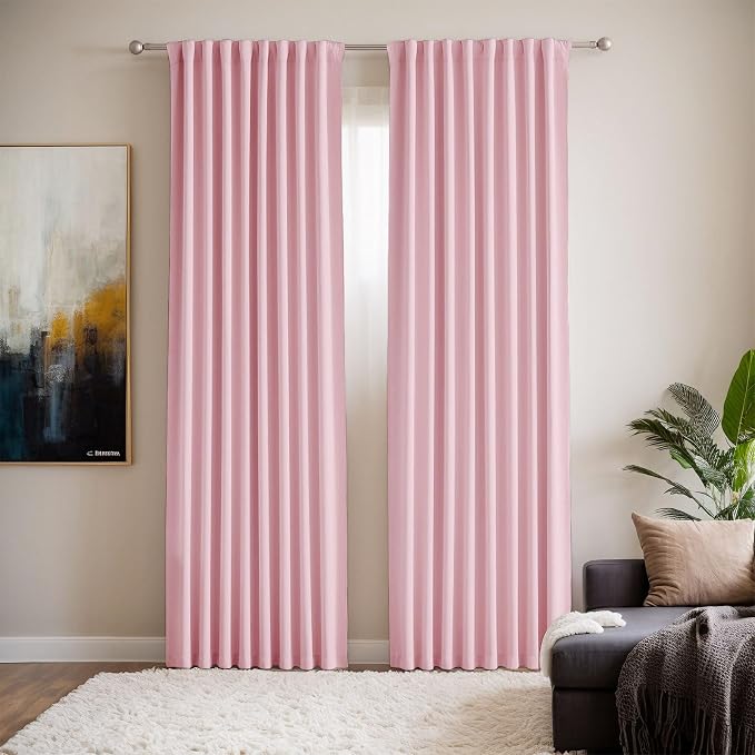 Toddler Teen Princess Curtains for Girls 2 Panels Set by Grichril