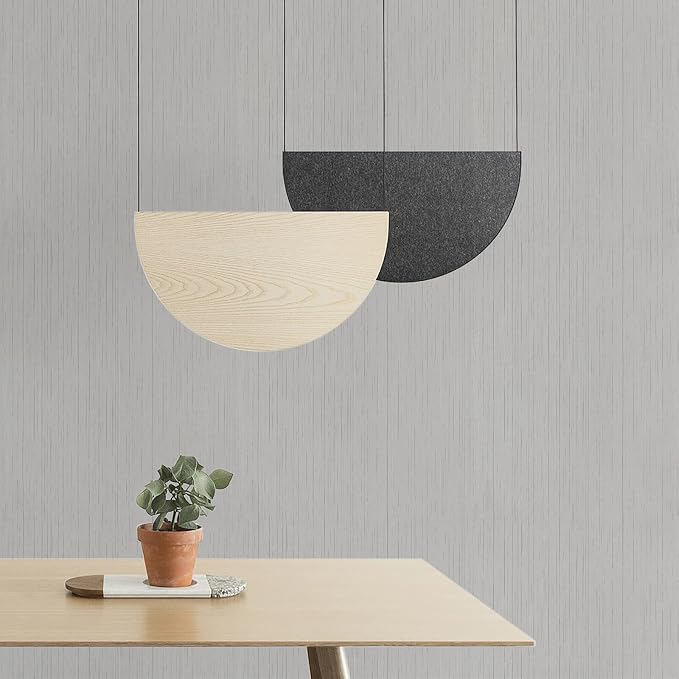 Grey Grasscloth Peel and Stick Wallpaper Vintage Texture Removable Waterproof - Image 7