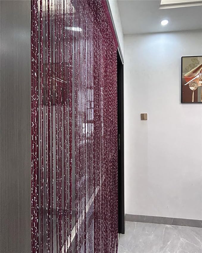 ave split Decorative Door String Curtain Wall Panel Fringe Window Room Divider - Image 5