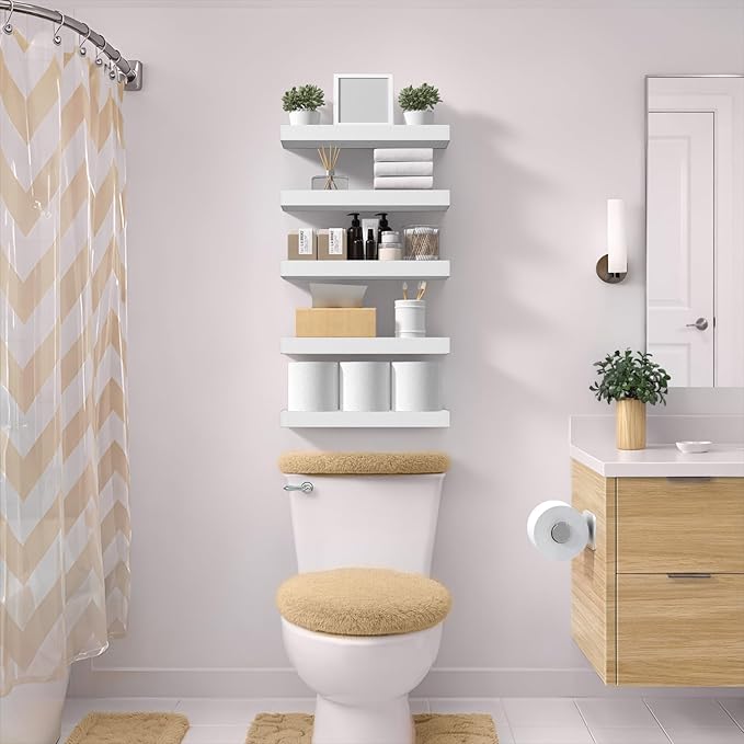 Sorbus Floating Shelves for Wall – 16 Inch Floating Shelf for Kitchen, Living - Image 2