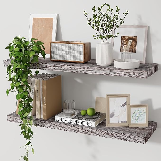 Marsmiles Wood Floating Shelves by Marsmiles