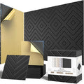 12Pack Acoustic Wall Panels, Self-Adhesive Sound Proof Foam Panels by ArtVivid