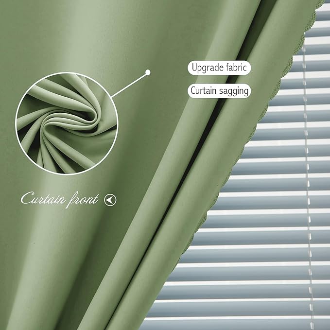 Magic Tape Blackout Curtains for Bedroom No Drillng Self Adhesive Curtains No - Image 5