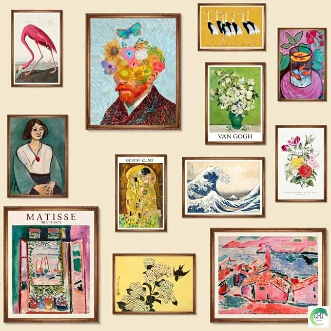 LANCHI95 12 Pcs Eclectic Wall Decor, Eclectic Home Decor, Maximalist Decor by LANCHI95