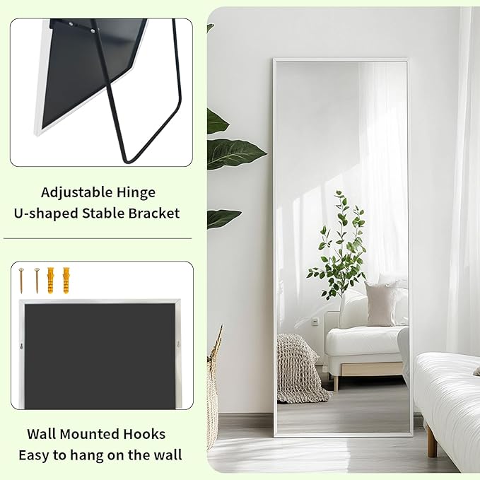 Sunniry Floor Mirror Full Length 56x18 inch, Full Length Mirror - Image 3