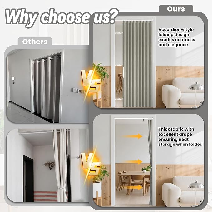 AJAZZ Blackout Accordion Door - Image 5