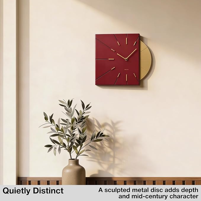 Driini Clocks Mid Century Modern Wall Clock - Image 2