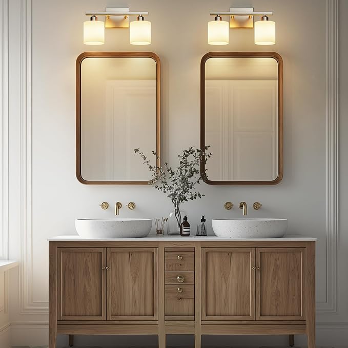 PARTPHONER Bathroom Light Fixtures, Bathroom Lighting Fixtures Over Mirror - Image 8