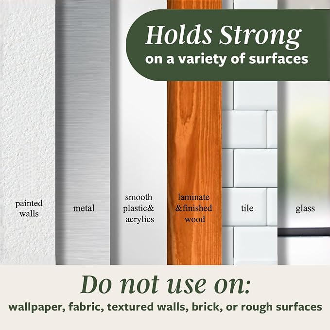 Adhesive Wall & Ceiling Decor Hooks: 8-Pack 3 lbs Heavy Duty No-Drill 360° - Image 7