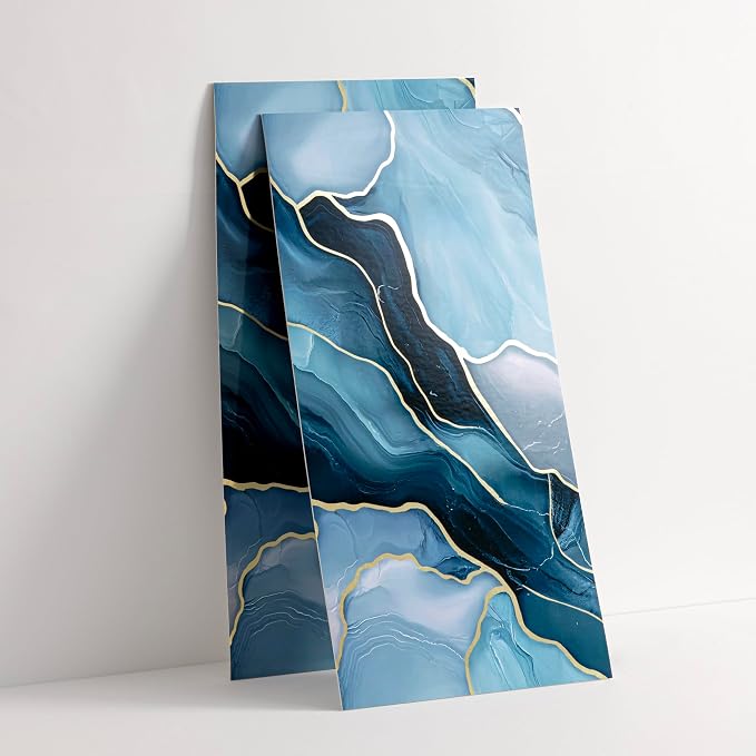 Haimin Wall Panels Peel and Stick 10 Pieces 23.6x11.8in Lightweight Backsplash - Image 4