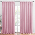 NICETOWN Blackout Curtains Window Draperies, Rouge Pink, 70 by 95 inches Long by NICETOWN