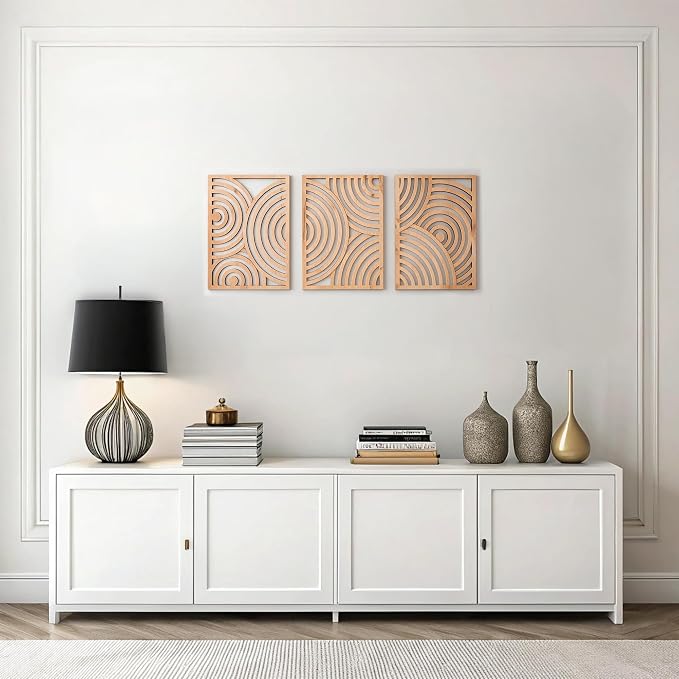 qmmp Modern Wooden Wall Sculptures by qmmp