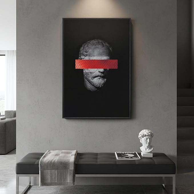 Framed Modern Wall Art, Large Minimalist Canvas Prints Paintings - Image 4