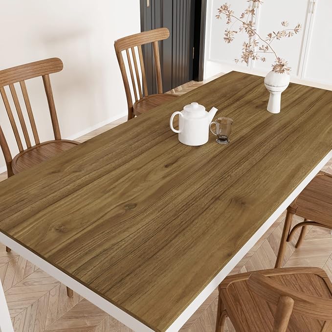 WESTICK 24" x 394" Peel and Stick Countertops Brown Wood Grain Contact Paper - Image 5