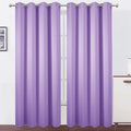 LEMOMO Blackout Curtains 52 x 95 inch/Lavender Curtains Set of 2 Panels/Thermal by Lemomo