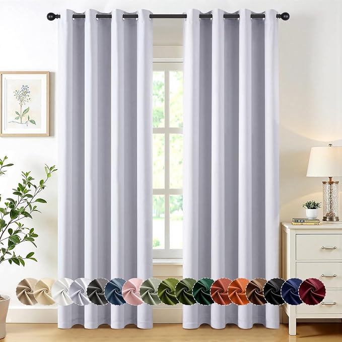 MIULEE Blackout Curtains for Bedroom Living Room 2 Panels, Thermal Insulated by MIULEE