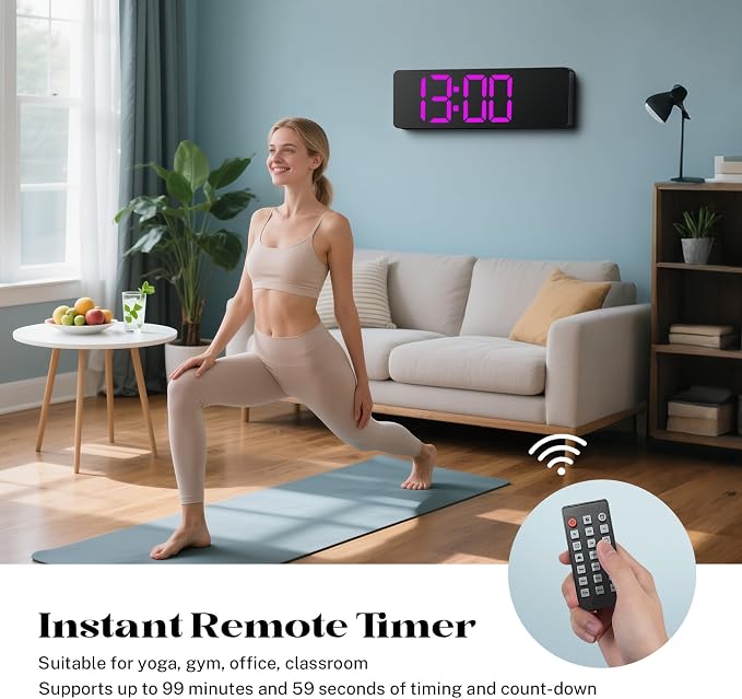Digital Clock Large Display, Led Big Wall Clocks - Image 6