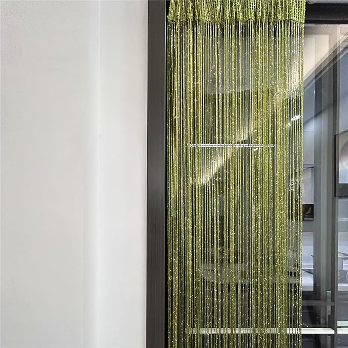 ave split Decorative Door String Curtain Wall Panel Fringe Window Room Divider - Image 5