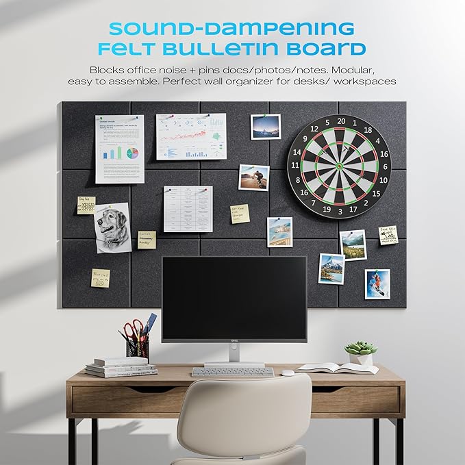 22 Pack Self-Adhesive Acoustic Panels, Soundproof Wall Panels - Image 4