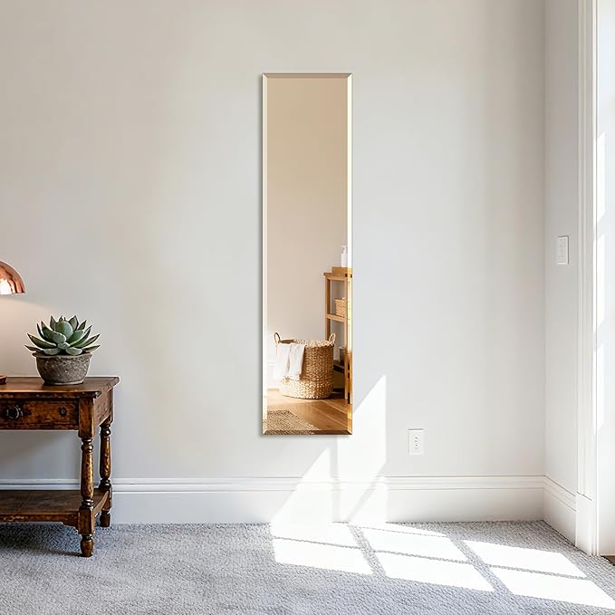 Ruomeng Frameless Full Length Mirror - Image 2