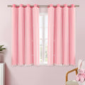 XiDi Pink Curtains for Girls Room, Kids Bedroom Blackout Curtains, Hot Pink by Addsomecolortolife