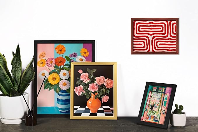 16 PCS Framed Eclectic Wall Art Decor, Mid Century Modern Maximalist Home - Image 5